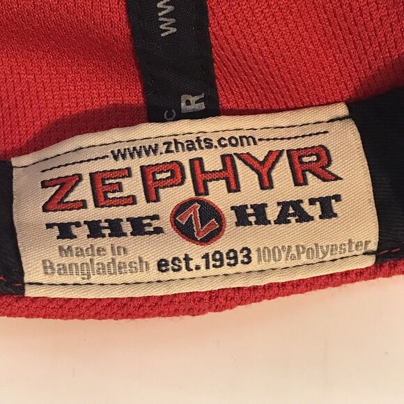 Washington Capitals NHL Licensed Hockey Cap Zephyr Red Black Adult Snapback Hat - Picture 8 of 10